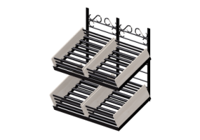 3D Exhibitors - Shop wall display