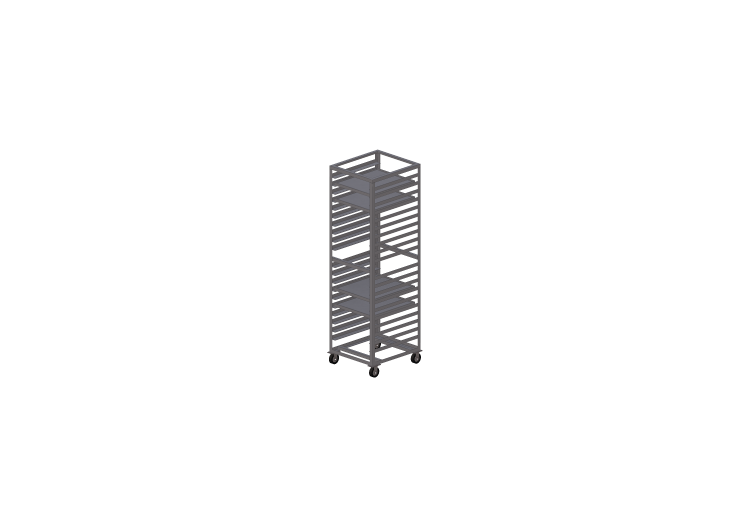 Espositori 3D - Scaffale per laboratorio - ACCA software Espositori 3D - Scaffale per laboratorio - ACCA software