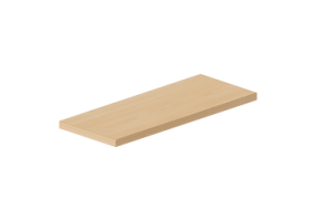 3D Hängeschränke - Regalboden 50x20cm mit eckiger Kante