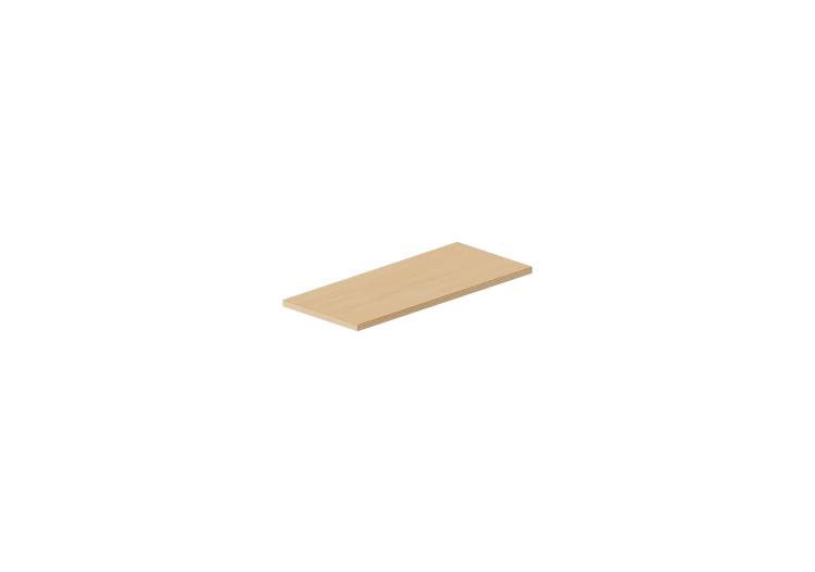 Pensili 3D - Piano mensola 70x30cm bordo squadrato - ACCA... Pensili 3D - Piano mensola 70x30cm bordo squadrato - ACCA...