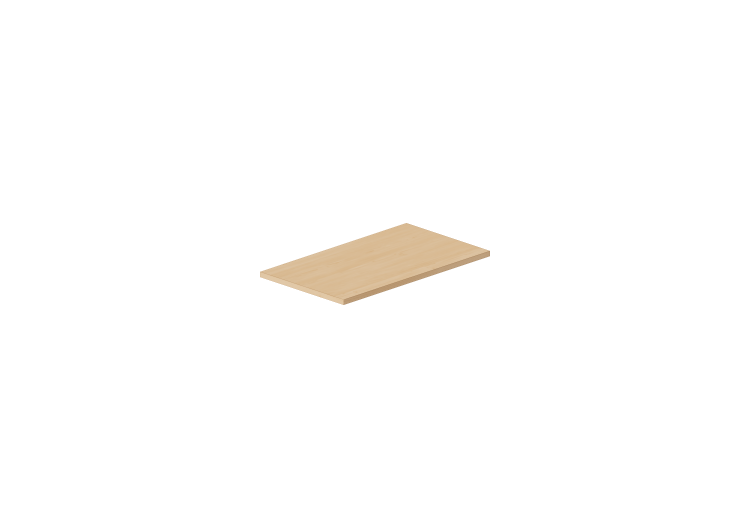 Pensili 3D - Piano mensola 70x40cm bordo squadrato - ACCA... Pensili 3D - Piano mensola 70x40cm bordo squadrato - ACCA...