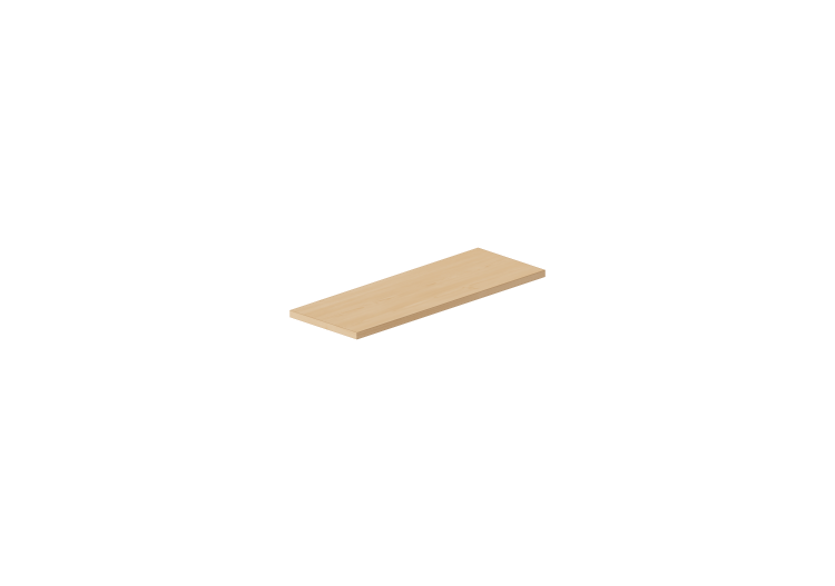 Colgantes 3D - Estante 100x20cm borde cuadrado - ACCA... Colgantes 3D - Estante 100x20cm borde cuadrado - ACCA...