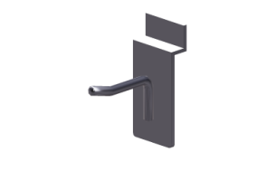 Accessori 3D - Gancio blister singolo 5cm