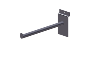 3D Accessories - Round clothes rack straight bracket 20cm