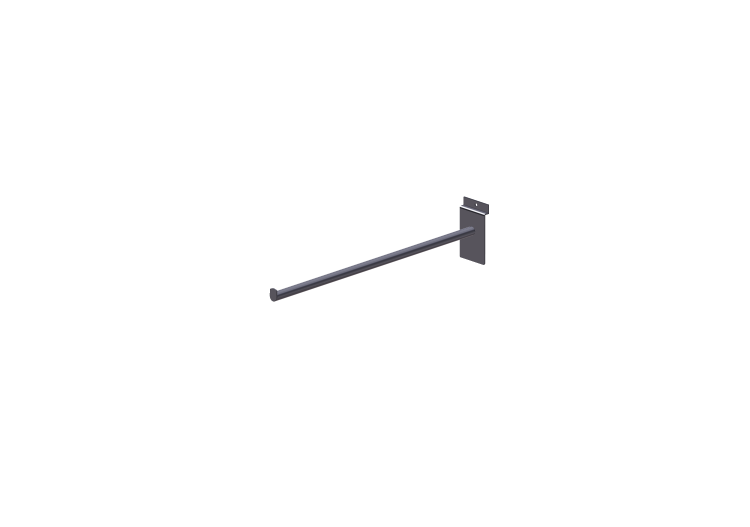 3D Accessories - Round clothes rack straight bracket 40cm -... 3D Accessories - Round clothes rack straight bracket 40cm -...