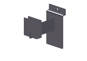 3D Accessories - Rectangular bracket holder hook 5cm