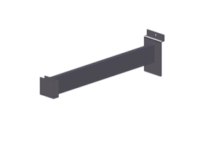 3D Accessories - Rectangular bracket holder hook 30cm