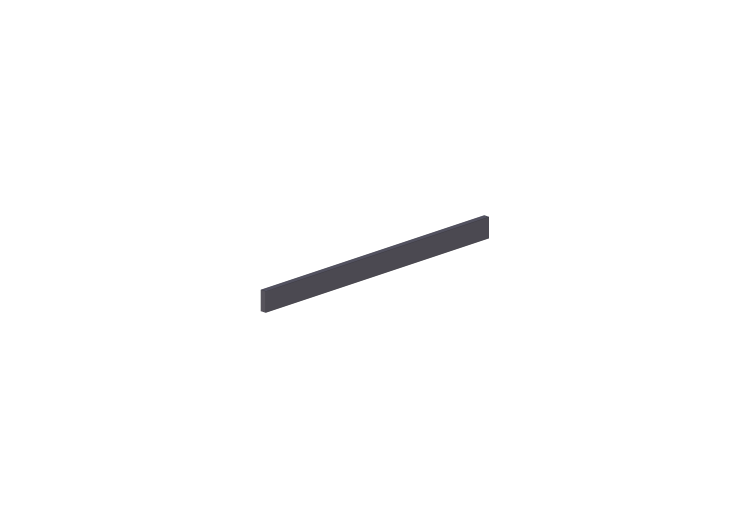 Accessori 3D - Staffa rettangolare 70cm - ACCA software Accessori 3D - Staffa rettangolare 70cm - ACCA software