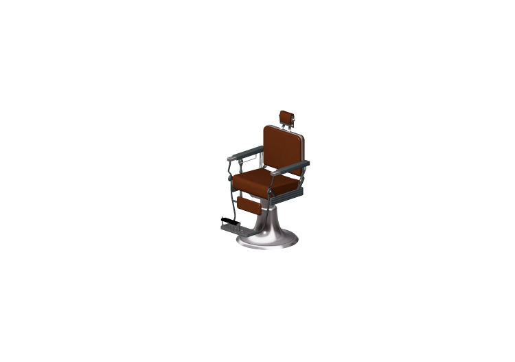 Accessori 3D - Poltrona da parrucchiere - ACCA software Accessori 3D - Poltrona da parrucchiere - ACCA software