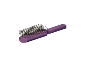 Acess&oacute;rios 3D - Escova de cabelo