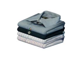 Modelli 3D - Camicie cotone piegate