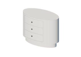 Letti 3D - Comodino in legno laccato - Artzzi - Evora