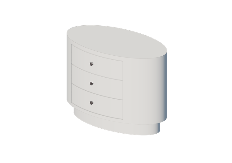 Letti 3D - Comodino in legno laccato - Artzzi - Evora -... Letti 3D - Comodino in legno laccato - Artzzi - Evora -...
