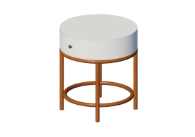 Beds and Side Cabinets 3D - Lacquered wooden nightstand - Artzzi - Macau