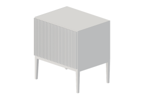 Letti 3D - Comodino in legno laccato - Artzzi - Gallery
