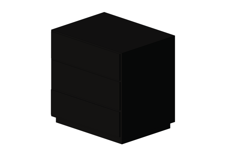 Beds and Side Cabinets 3D - Lacquered bedside table -... Beds and Side Cabinets 3D - Lacquered bedside table -...