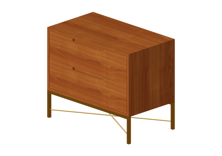 Lits 3D - Chevet en bois - Artzzi - Luna - ARTZZI Lits 3D - Chevet en bois - Artzzi - Luna - ARTZZI