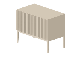 Letti 3D - Comodino in legno laccato - Artzzi - Gallery