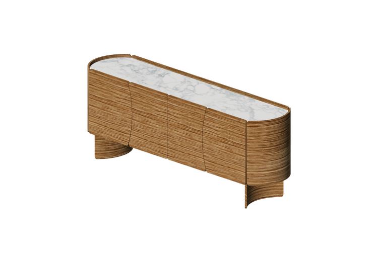 Muebles 3D - Buffet de madera - Artzzi - Atlas - ARTZZI Muebles 3D - Buffet de madera - Artzzi - Atlas - ARTZZI