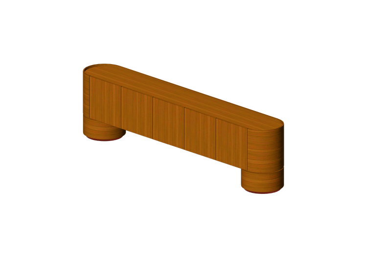 Móveis 3D - Buffet de madeira - Artzzi - Minimal - ARTZZI Móveis 3D - Buffet de madeira - Artzzi - Minimal - ARTZZI
