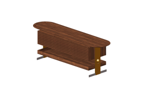 Mobili 3D - Buffet in legno - Artzzi - Muxarabi