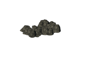 Modelos 3D - Pedras de basalto