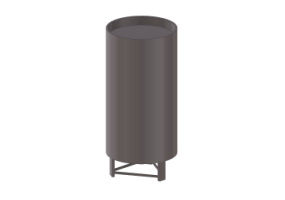 Mod&egrave;les 3D - Cuve de fermentation r&eacute;frig&eacute;r&eacute;e