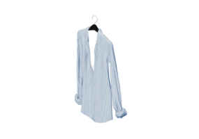 Modelos 3D - Camisa listrada