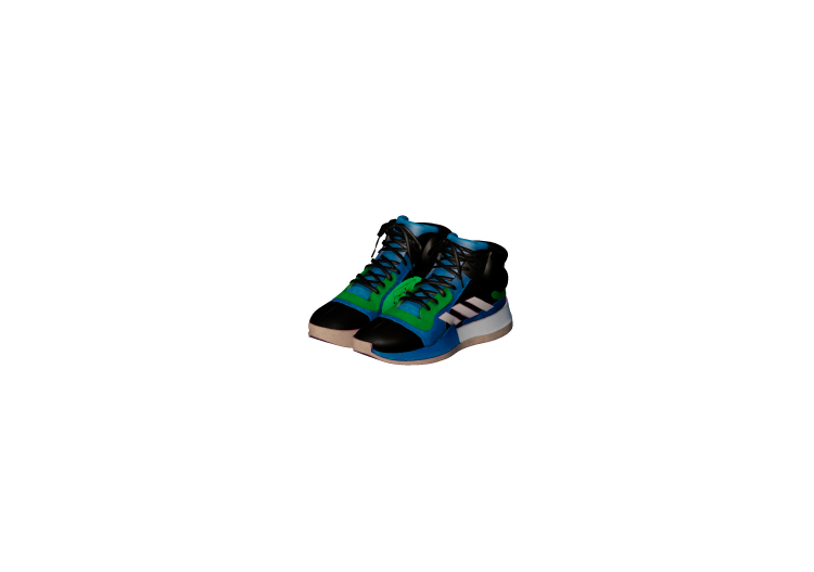 Modelos 3D - Sneaker Adidas Marquee Boost - ACCA software Modelos 3D - Sneaker Adidas Marquee Boost - ACCA software