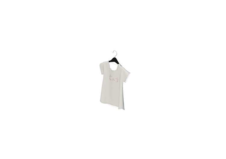 Modèles 3D - T-shirt petite fille - ACCA software Modèles 3D - T-shirt petite fille - ACCA software