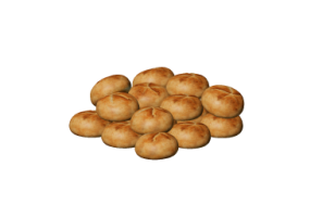 Modelos 3D - P&atilde;o franc&ecirc;s