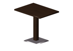 Mesinhas 3D - Mesa retangular