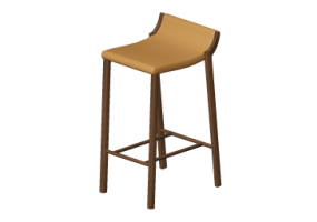 Sillas 3D - Taburete