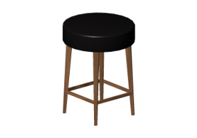 3D Chairs - Stool