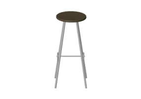 Cadeira 3D - Banqueta