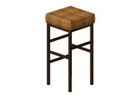 Cadeira 3D - Banqueta