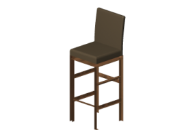 Cadeira 3D - Banqueta