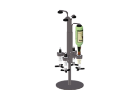 3D Accessories - Bar faucet with pedestal