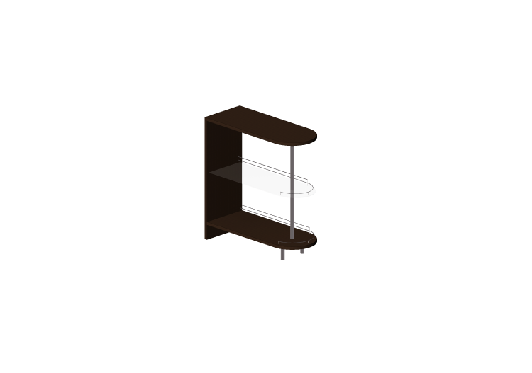 Accessoires 3D - Étagère pour verres - ACCA software Accessoires 3D - Étagère pour verres - ACCA software