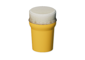 Accesorios 3D - Vaso de cerveza