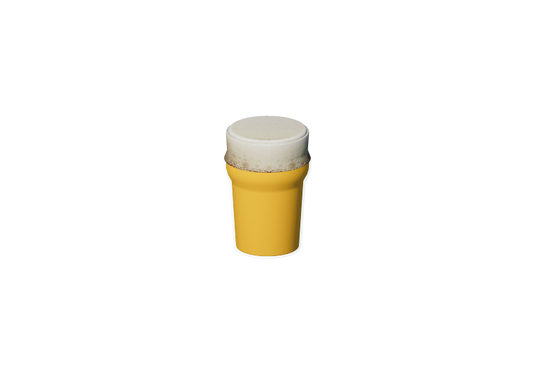Accessoires 3D - Verre de bière - ACCA software Accessoires 3D - Verre de bière - ACCA software
