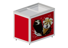 3D Zubeh&ouml;r - Eis Tiefk&uuml;hlschrank