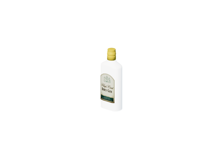 3D Zubehör - King's Court Dry Gin - ACCA software 3D Zubehör - King's Court Dry Gin - ACCA software