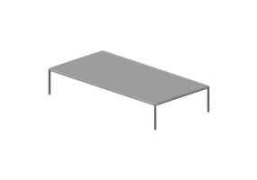 3D Tische - Korbtisch schwarz