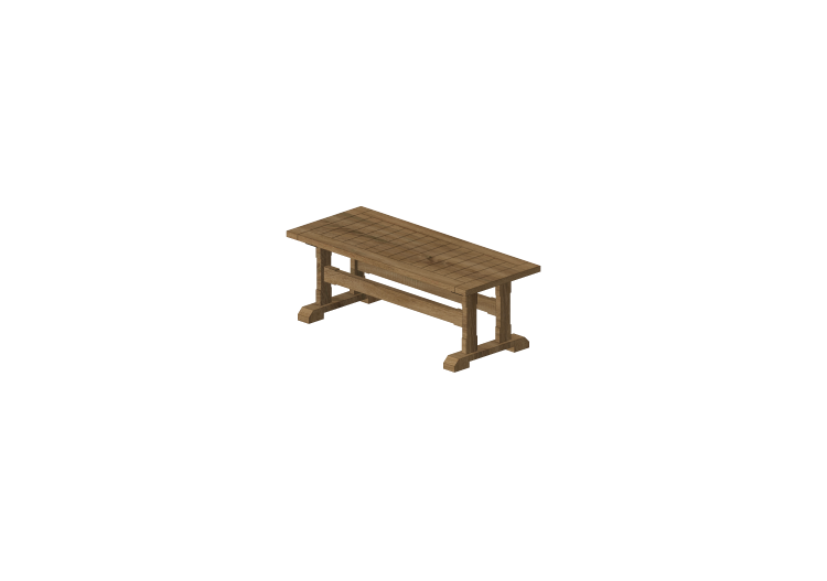 3D Tische - Gartentisch - ACCA software 3D Tische - Gartentisch - ACCA software