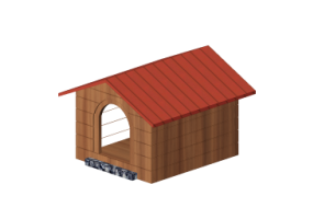 Acess&oacute;rios 3D - Casota de c&atilde;o