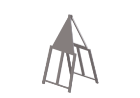 3D Verkehrszeichen - Klappschilder