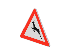 Signalisations 3D - Passage d'animaux sauvages