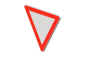 3D Signage - Give Way