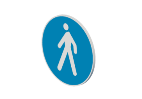 Se&ntilde;alizaci&oacute;n 3D - Recorrido peatonal